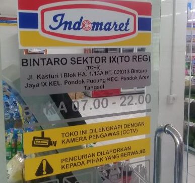 Indomaret Bintaro Sektor 9